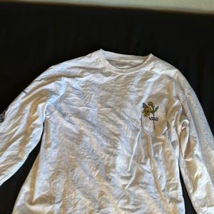 White vans long sleeve with prints